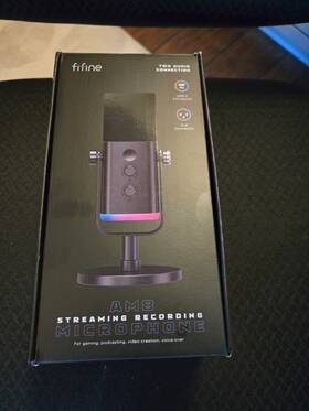Am8w Fifine Xlr/usb Dynamic Gaming Microphone For Podcast Recording Streaming