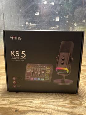 Fd2302ks5 Fifine Gaming Equipment Bundle Dynamic Xlr/usb Microphone Set Ks5
