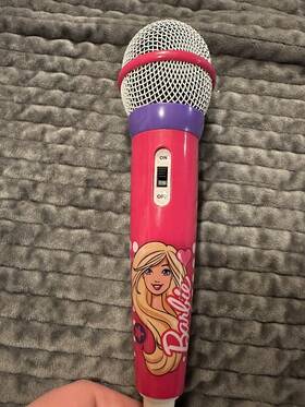 Br924 First Act Barbie Vocal Dynamic Wired Microphone