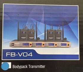 Fb-v04 Freeboss Professional Wireless Microphone 4 Channel