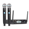 G-mar D4 Microphone Professional Dual Channel Mic System Handheld Band 741416158267