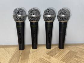 Gi-md1-4 Gearit 4 Dynamic Cardioid Vocal Stage Microphone With On/off Switch Xlr Preowned