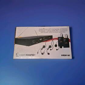 Gmw-62 Gem Sound Wireless Duo Microphone System 7pcs