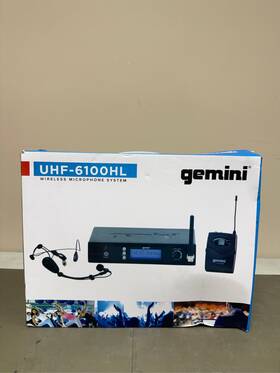 Uhf-6100hl Gemini Single Headset With Detachable Lavalier System 512-537.5mhz
