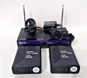 Vhf-2001hl Gemini Dual Channel Vhf Wireless Microphone System