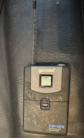 Zb-128 Gemini Zb128 Beltpack Transmitter For Uz Series Receivers