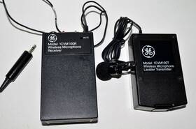 1cvm100 General Electric Camcorder Wireless Microphone System Model