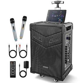 Gtsk10-3 Geyguy 3-way Portable Pa System Wireless Microphones - Scratch And Dent