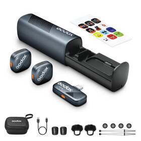 Godox 952344201169 Cube-s Cube Sc Wireless Microphone System 2.4ghz Noise Cancelling Lavalier