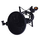 Hde-52713 Hde Microphone Shock Mount With Pop Filter Black 190999029455