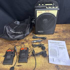 Hs122b Hisonic Ha122b Portable Wireless Amplifier Pa System