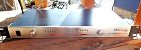 Hs-2388 Hisonic Duel Channel Rack Mount Wireless Microphone Receiver 255.2mhz / 225.2mhz