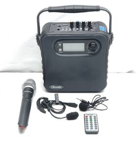 Hs-488b-hl Hisonic Uhf Dual Channel Wireless Pa System-bluetooth Model