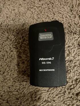 Hs-596 Hisonic Transmitter With Clip Ff