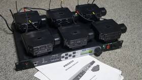 G225850-5424 Hme Pro 850 Band C/4 Wireless Intercom System /w 6 Belt Packs