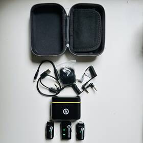 Hollyland 191460002281 Lark M1 Duo 2-person Wireless Microphone System Black In Great Cond