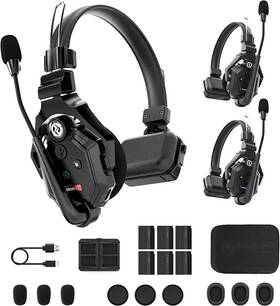 C1-3s Hollyland 191460002380 Hl Solidcom 3-person Full-duplex Wireless Headset Intercomsystem