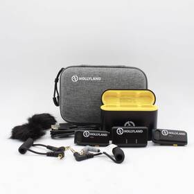 Demo022025z004 Hollyland Demo Lark M1 Duo 2-person Wireless Microphone System 2.4 Ghz