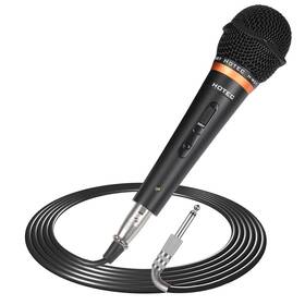 Hotec 743054193945 Premium Vocal Dynamic Handheld Microphone With 19ft Detachable Xlr Cable And