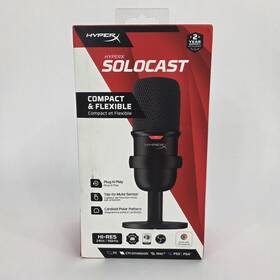 Hyperx 196188049495 Solocast Usb Condenser Gaming Microphone For Pc Ps4 Ps5 And Mac