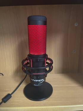 Hmiq1s-xx-rg Hyperx Hmiq1s-xx-rg/g Quadcast Wired Recording Microphone