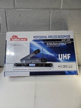 Uhf-329 Idolpro Professional Wireless Microphone System- Non Tested