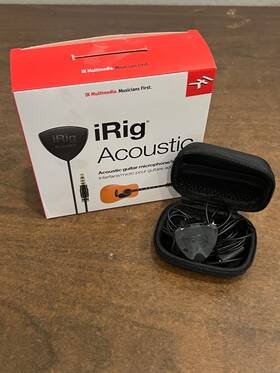 Ik Multimedia 025813633032 Irig Acoustic Guitar Microphone Interface
