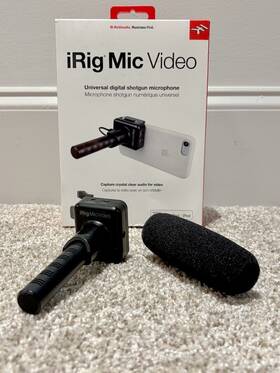 Ik Multimedia 025813798038 Irig Mic Video - Digital Shotgun For Dslr Ios Mac Android