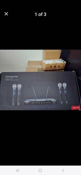 Wm-400 Innopow Wireless Professional 4 Microphone System