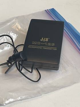 Mc-128 J&b Mc 128 Microphone Transmitter With