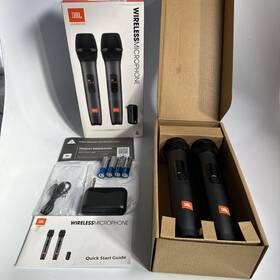 Jbl 925281981418 Wireless Two Microphone System Dual-channel Receiver Jwmset Mint Plug And Play