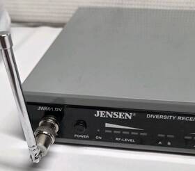 Jw801 Jensen Dv Diversity Wireless Receiver 800 Mhz Dual Antenna Audio System
