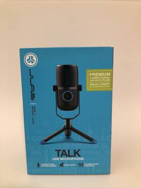 Mtalkrblk4 Jlab Talk 96 Khz/24 Bit Usb Microphone - Black- Tested Working