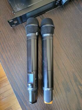 Ksm-11 Jts R4/r-4tbm R-4/jss-4b 2 Mic Wireless System With Shure Condenser Capsules