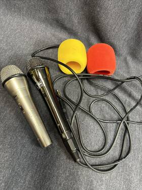 Dm-203 Jwl 2- Dynamic Cardioid Microphone 600 With 1 - Cl Mike Cord Working