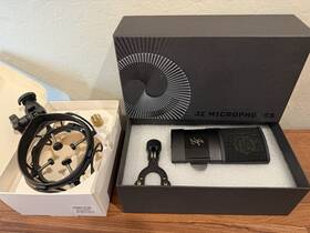 24-1440 Jz Microphones Vintage V11 Condenser Mic Xlr Black With Mount - Very Little Use