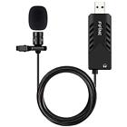 K053 Fifine Technology Usb Lavalier Lapel Microphone Cardioid Condenser Mic Ship