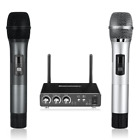 K28 Excelvan Dual Wireless Karaoke Microphone Bluetooth With Receiver 768390183252