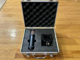 Kel Hm3c Cardioid Side Address Microphone Shockmount Case Vintage Xlr Mic