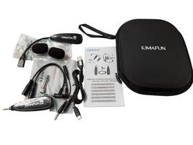 Km-g100-1 Kimafun 2.4g Wireless Microphone 1 Back Piece Missing Still Works