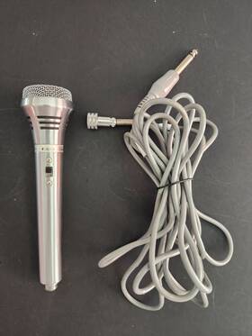 910c Kingston Vintage Dynamic Cardioid Microphone Model With Cord Nos Tested