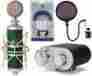 Kiwi-robbie Blue Microphones New Kiwi Condenser Microphone Robbie Mic Pre Cable Pop Filter