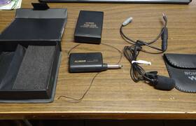 Km-208 Kongin Wireless Microphone System Transmitter Receiver And Clip-on Mic