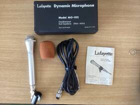 Mo-102 Layfayette Dynamic Microphone Model