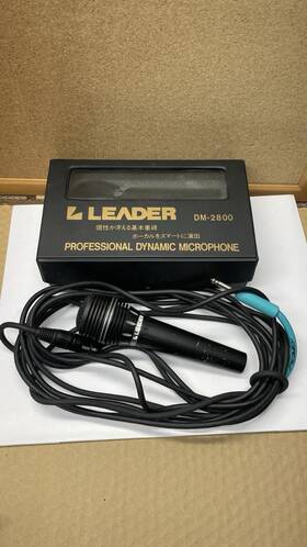 Dm-2800 Leader Professional Dynamic Microphone With 20 Ft Cord