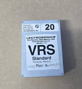 Bina001a Lectrosonics Vrs/e01 Standard Receiver Module Rev.a Block 20 Inv07-