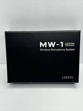 Lekato 00mw1-black Mw-1 Wireless 5.8 Ghz Microphone Transmitter And Receiver - Mw1-black