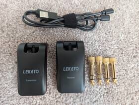 Ws-60 Lekato 793811871630 2.4ghz Wireless Guitar System Transmitter Receiver 1/4 Inch And 1/8 Plug