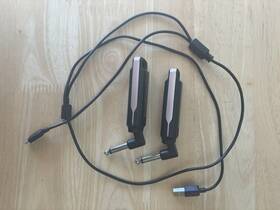 Ws-70 Lekato Wireless Guitar Audio System Transmitter Receiver 70 Channels 40m