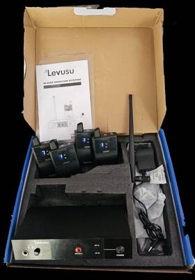 Levusu 782913792868 Uhf Wireless In-ear Monitor 4 Pack Surprisingly Good